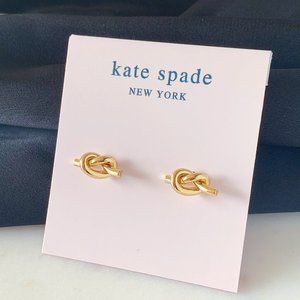 Kate Spade gold knot earrings